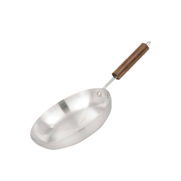 Metal finish fry pan